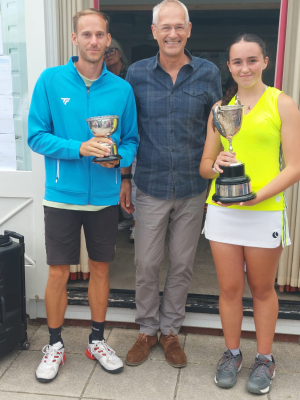 Cam and Marina collect the mixed title