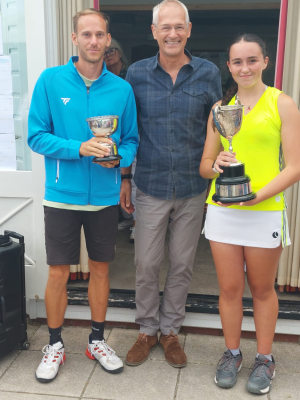 Cam and Marina collect the mixed title